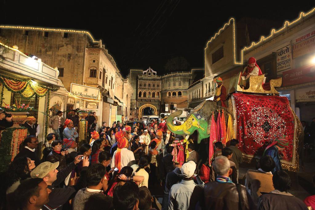 Hotel Radhika Haveli, Mandawa Mandāwa Exterior foto